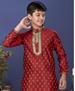 Picture of Beauteous Red Kids Kurta Pyjama