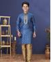 Picture of Exquisite Blue Kids Kurta Pyjama