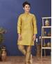 Picture of Splendid Yellow Kids Kurta Pyjama