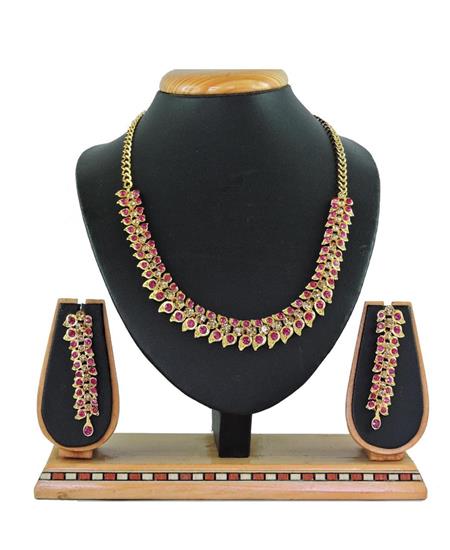 Picture of Beauteous Pink Necklace Set