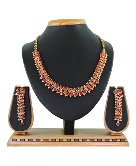 Picture of Delightful Red Necklace Set