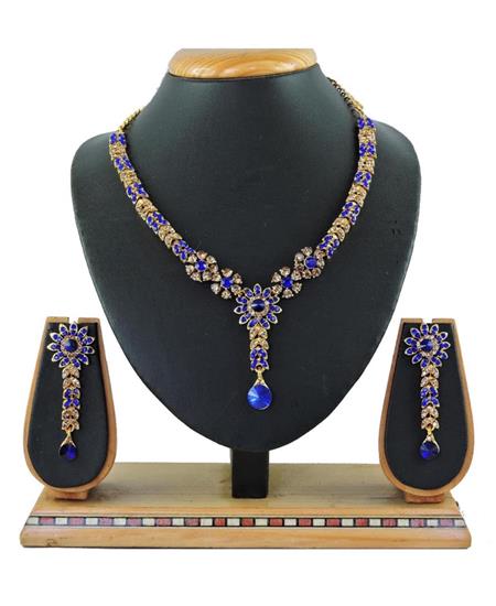 Picture of Pleasing Blue Necklace Set