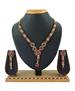 Picture of Splendid Maroon Necklace Set