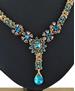 Picture of Statuesque Sky Blue Necklace Set