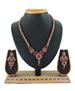 Picture of Alluring Maroon Necklace Set