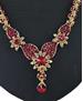 Picture of Alluring Maroon Necklace Set