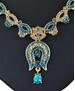 Picture of Fascinating Sky Blue Necklace Set