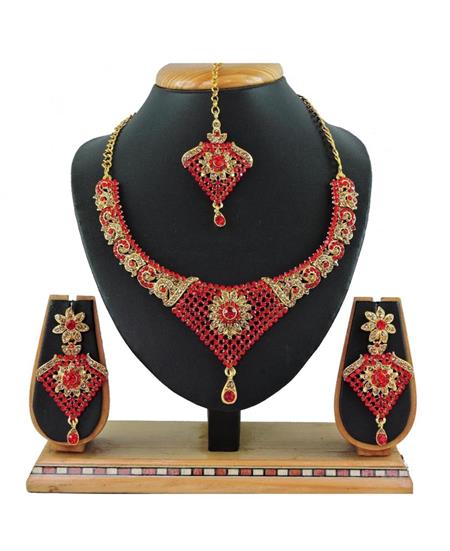 Picture of Appealing Red Necklace Set