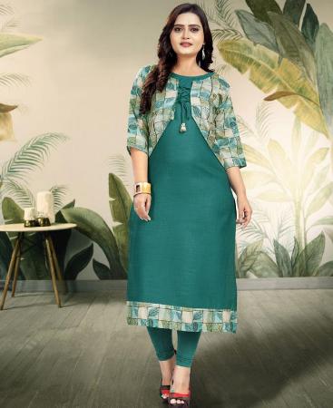 Picture of Bewitching Green Kurtis & Tunic