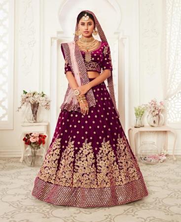 Picture of Pretty Purple Lehenga Choli