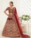 Picture of Comely Red Lehenga Choli