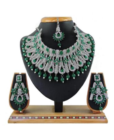 Picture of Appealing Green Necklace Set