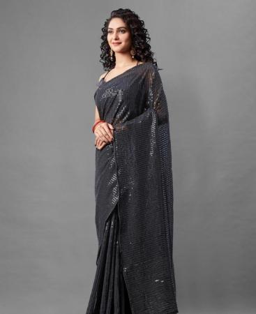 Picture of Marvelous Black Casual Saree