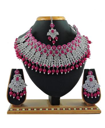 Picture of Ideal Rani Pink Necklace Set