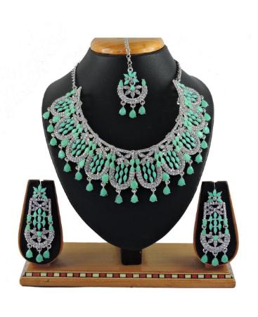 Picture of Amazing Mint Green Necklace Set