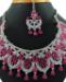 Picture of Elegant Ruby Necklace Set