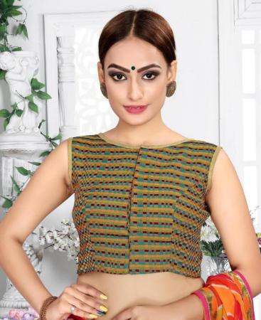 Picture of Radiant Green Designer Blouse