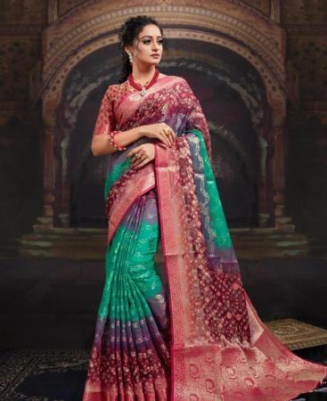 Picture of Gorgeous Rama Designer Saree