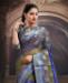 Picture of Delightful Blue Designer Saree