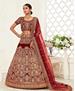 Picture of Comely Red Lehenga Choli