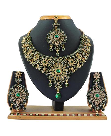 Picture of Excellent Green Necklace Set