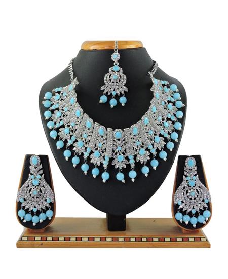 Picture of Fine Sky Blue Necklace Set