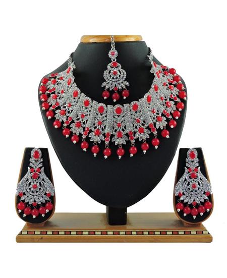 Picture of Magnificent Red Necklace Set