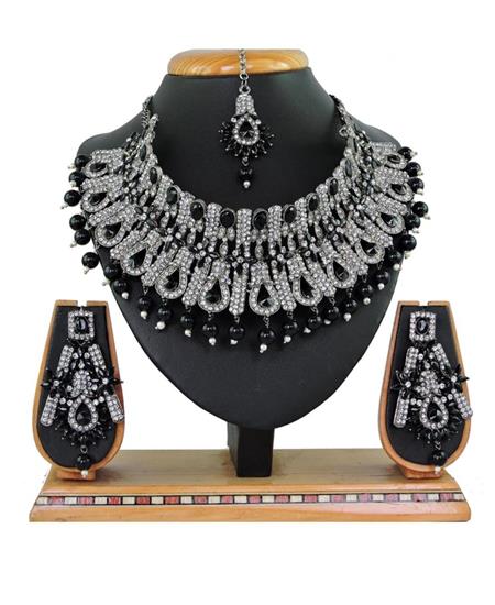 Picture of Lovely Black Necklace Set