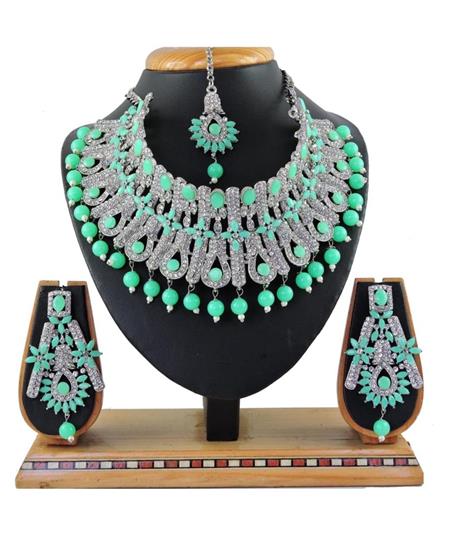 Picture of Beautiful Light Green Necklace Set