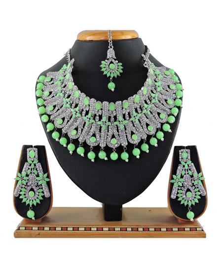 Picture of Classy Light Green Necklace Set