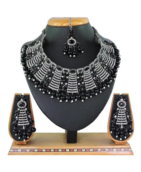 Picture of Exquisite Black Necklace Set