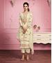 Picture of Marvelous Yellow Straight Cut Salwar Kameez