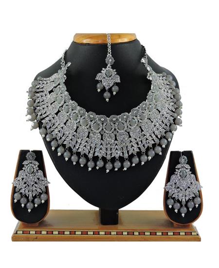 Picture of Appealing Grey Necklace Set