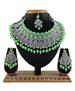 Picture of Taking Light Green Necklace Set