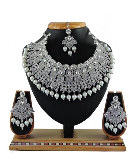 Picture of Alluring White Necklace Set