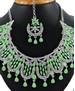 Picture of Resplendent Pista Green Necklace Set