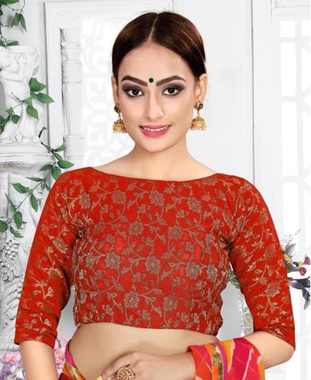 Picture of Fine Red Designer Blouse