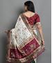 Picture of Nice White Silk Saree