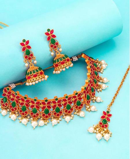 Picture of Comely Multicolour Necklace Set