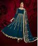 Picture of Taking Teal Blue Anarkali Salwar Kameez