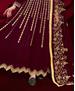 Picture of Elegant Maroon Anarkali Salwar Kameez