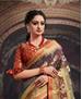 Picture of Appealing Beige Designer Saree