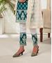 Picture of Excellent Rama Green Straight Cut Salwar Kameez