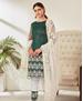 Picture of Good Looking Green Straight Cut Salwar Kameez