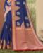 Picture of Ravishing Blue Silk Saree