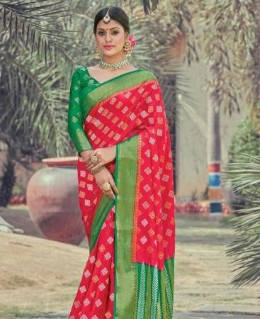 Picture of Classy Red Casual Saree