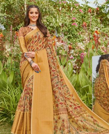 Picture of Amazing Mustard Casual Saree