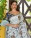 Picture of Ravishing Gray Fashion Saree