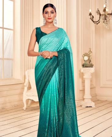 Picture of Taking Teal Casual Saree