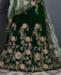 Picture of Beauteous Dark Green Lehenga Choli